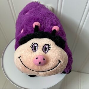 Pillow Pets Pee-Wees Purple Lady Bug LIMITED EDITION 2011